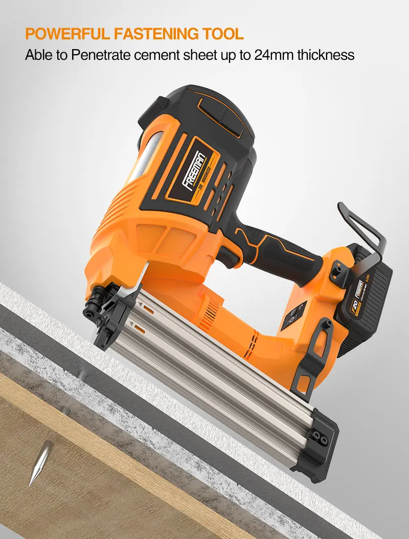 Freeman 14 Gauge Heavy Duty Strong Concrete Fastener Nailer Akku
