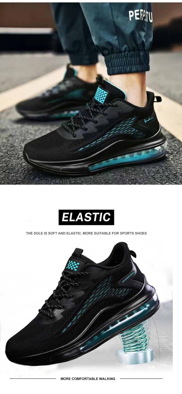 mens air cushioned shoes