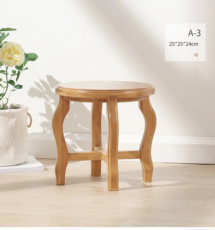 Экологически чистая мебель для гостиной в античном стиле, деревянный круглый стул