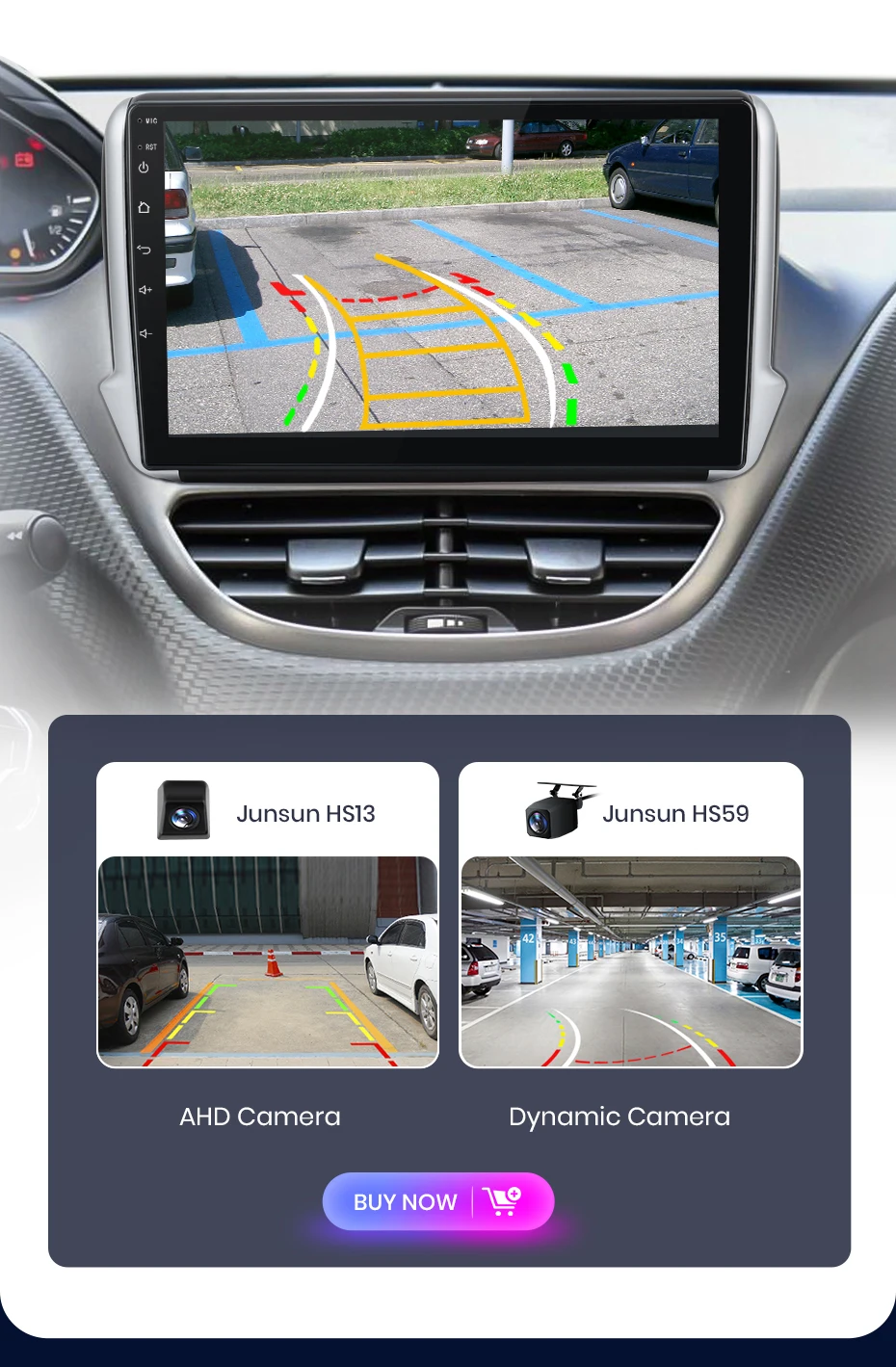 Autoradio multimédia JUNSUN Android V1pro - Équipement auto