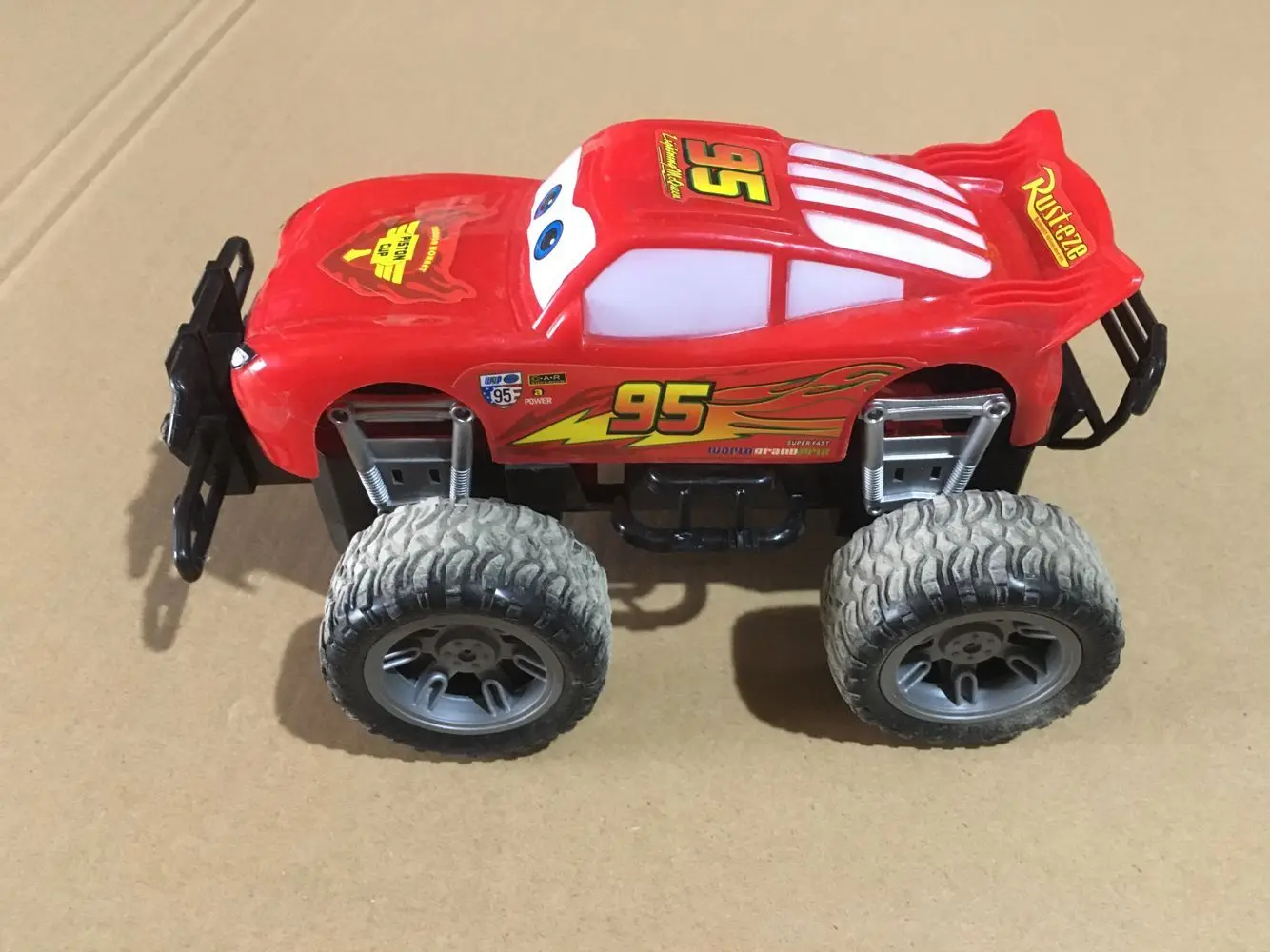 Monster Truck Lightning Mcqueen Ride On Car With Remote Control