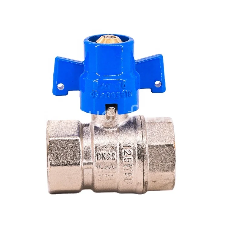 Brass Lockable Ball Valve, Brass Ball Valve PN16, Lock Key Valve Brass Valve 1/2 INCH