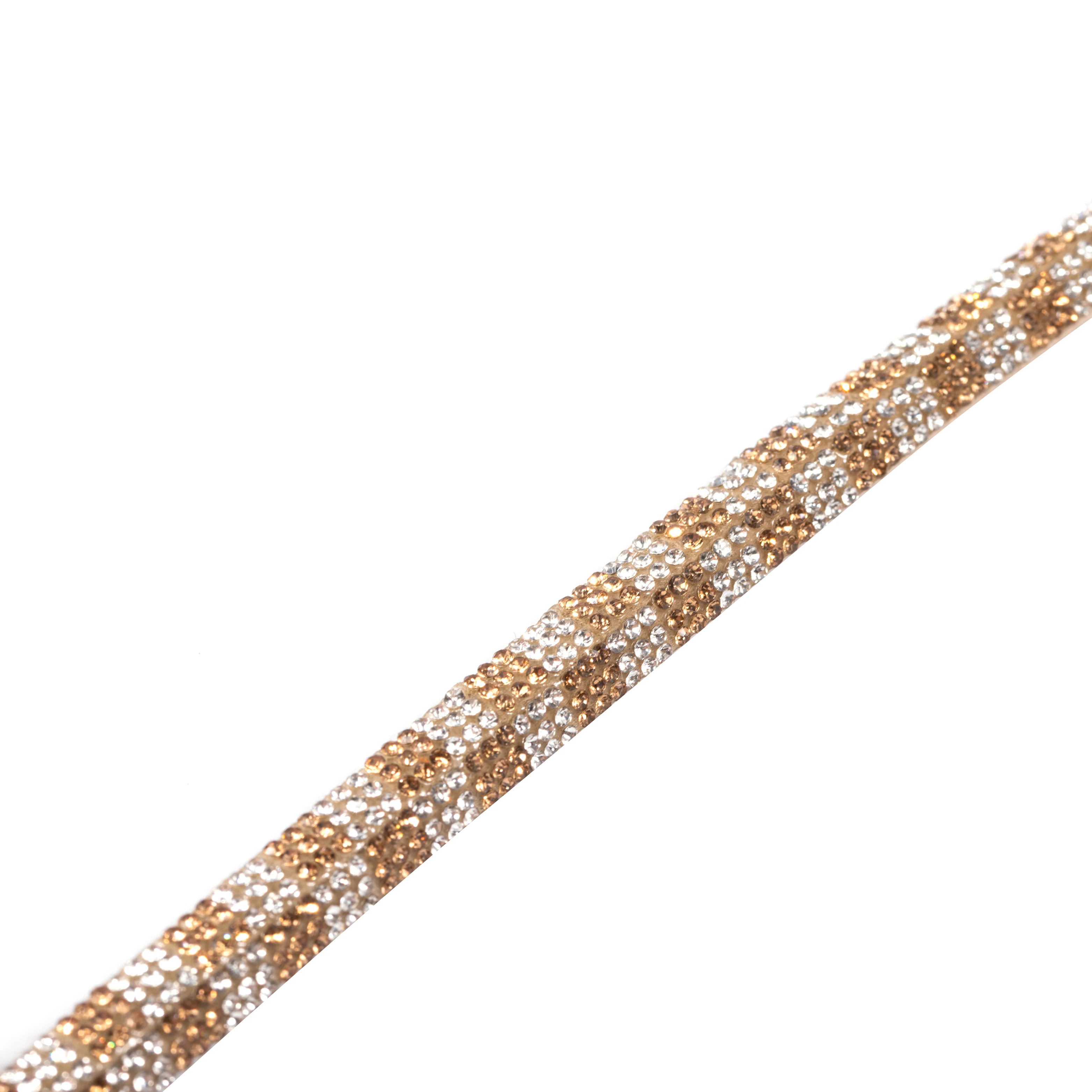 Custom Diamond Crystal Rhinestone Pipe Rope Solid Color Row Diamond ...