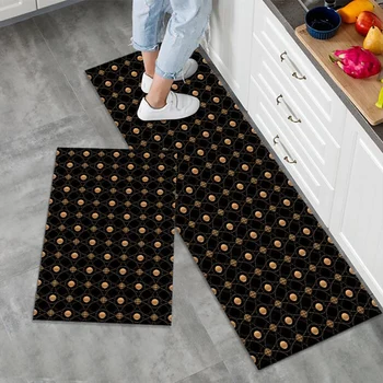 Anti-fatigue kitchen mat non-slip pvc waterproof carpet conforms antislip standing carpet