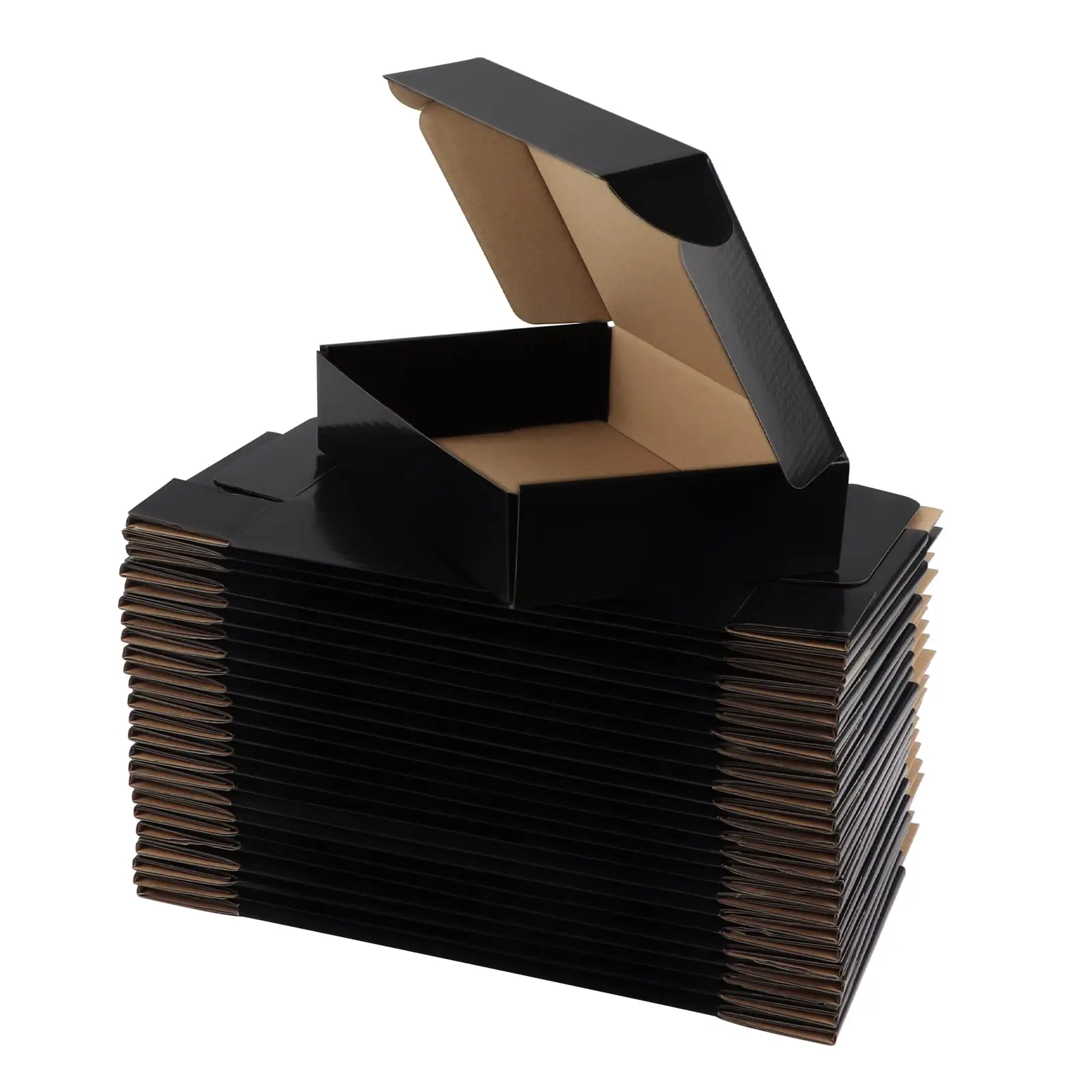 Small Black Shipping Boxes For Small Business Pack Of 25 - 9X6x2 Inches  Cardboard Corrugated Boxes Mailer For Shipping Packaging Craft Gifts Giving  Products 