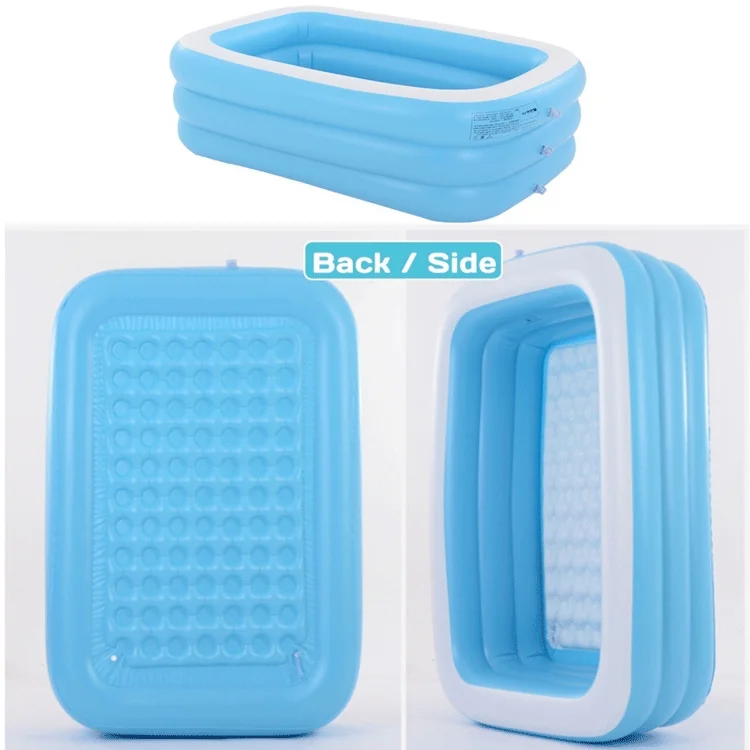 Wholesale Factory Popular Design Rectangular Pool Different Size Inflatable Pools Swimming Outdoor