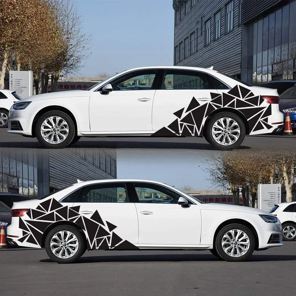 Adesivi per carrozzeria auto da corsa adesivi auto sport personalizzati  modificati SUV corpo adesivi : : Auto e Moto