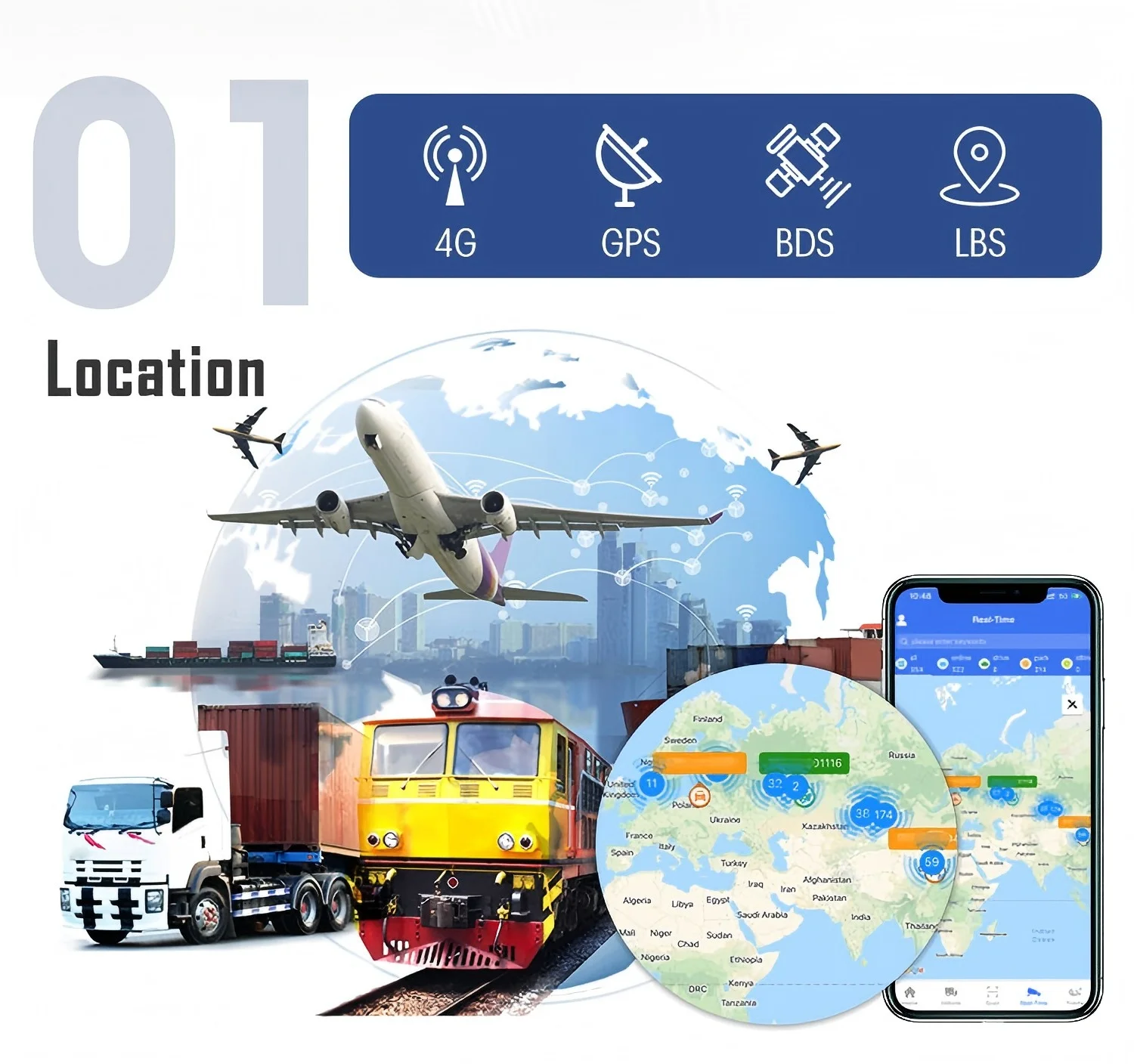 Mini Size GPS Electronic Seal tracker for Logistic Asset Tracking and ...