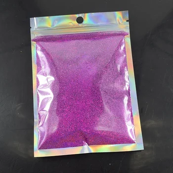 High Quality Christmas Decoration Festival Decorations 2oz Bag Packed Holo Purple Glitter