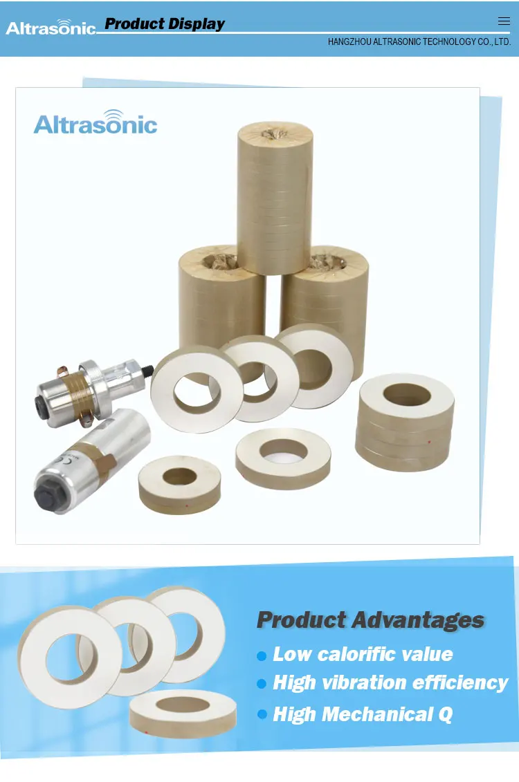 Ultrasonic Leadfree Piezoelectric Ceramics Barium Titanate Ceramic
