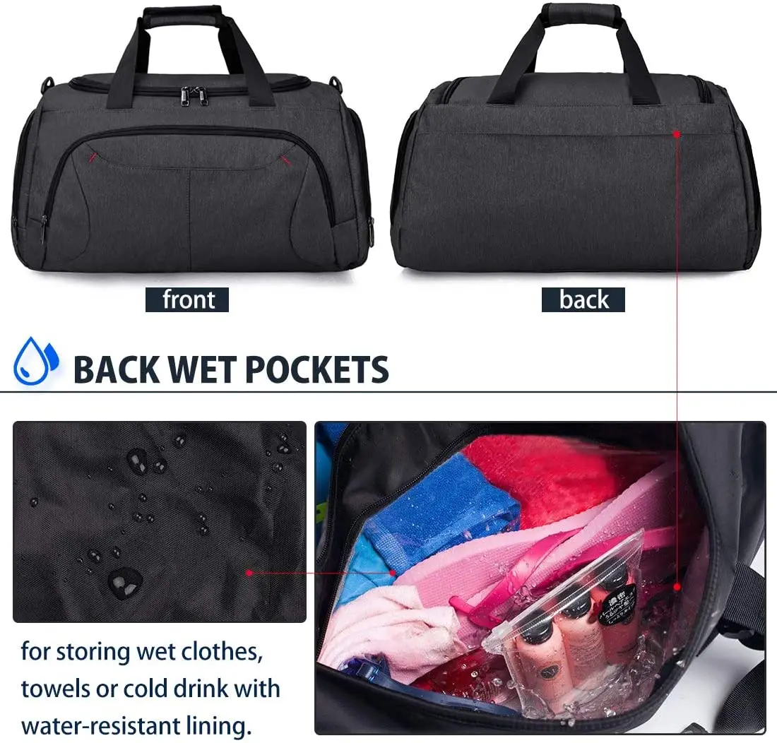Duffel Bag Travel Fashion Leisure Custom Print Logo Gym Duffel Bag Sports Travel Bag