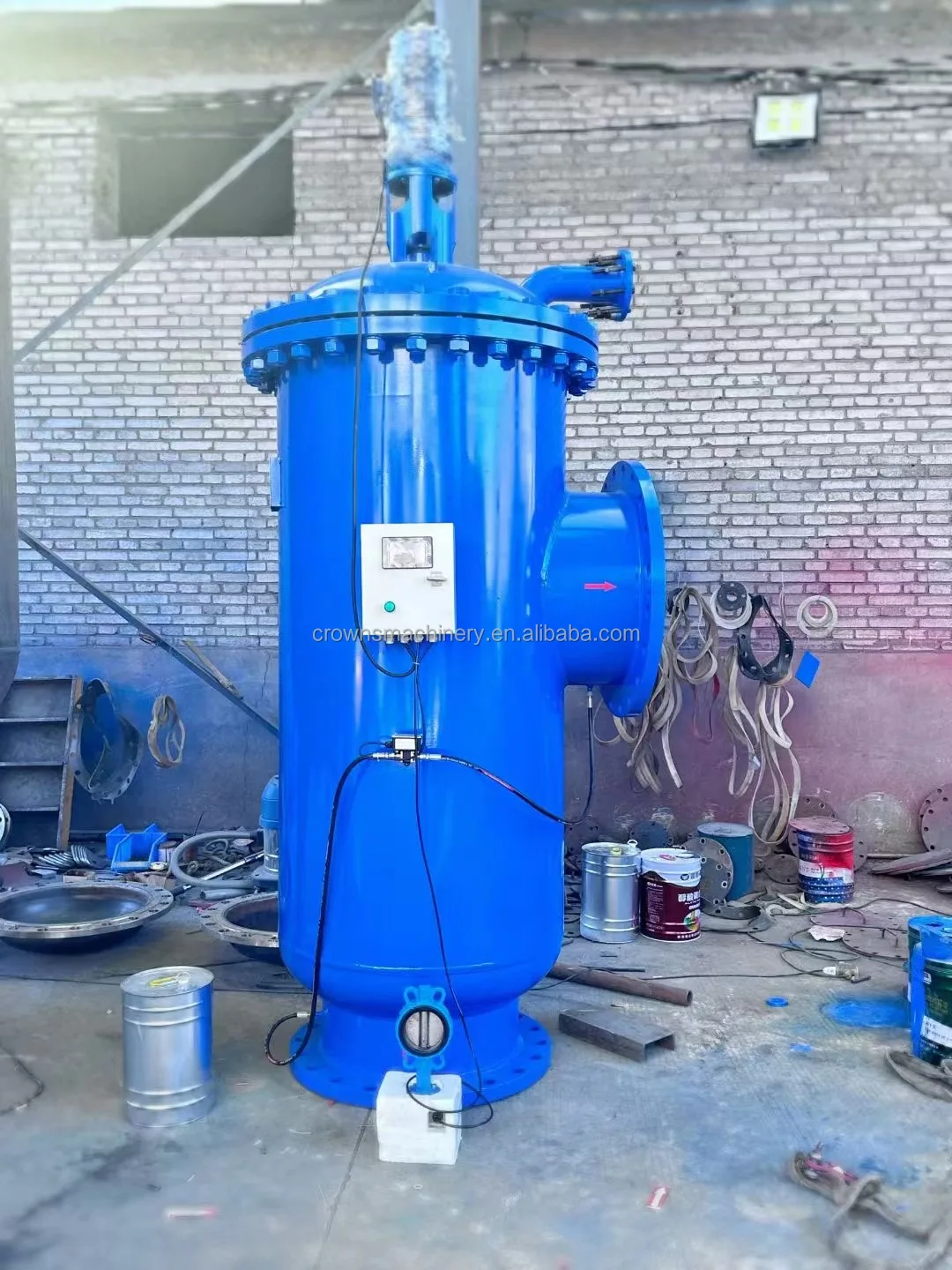 Automatic Backwashing Sand Filter For Industrial Wastewater Treatment
