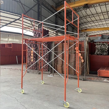 China Guangzhou factory site scaffold cross pole guardrail metal ladder scaffolding