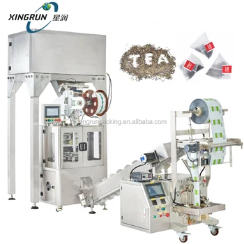 Multi-Function Triangle Bag Packaging Machines Pyramids Tea Bag Packing Machine With Four-head Drum Scale