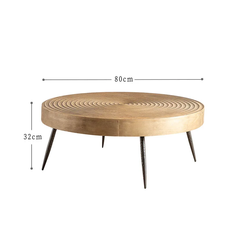 Light Luxury Small Coffee Table Home Balcony Living Room Low Table Retro Japanese Sitting Tatami Table