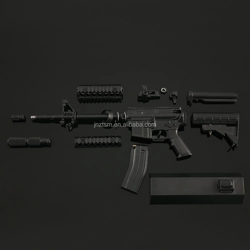 Wholesale Rifle Miniature Alloy Ar15 13 Mini Assemble Metal Gun Model