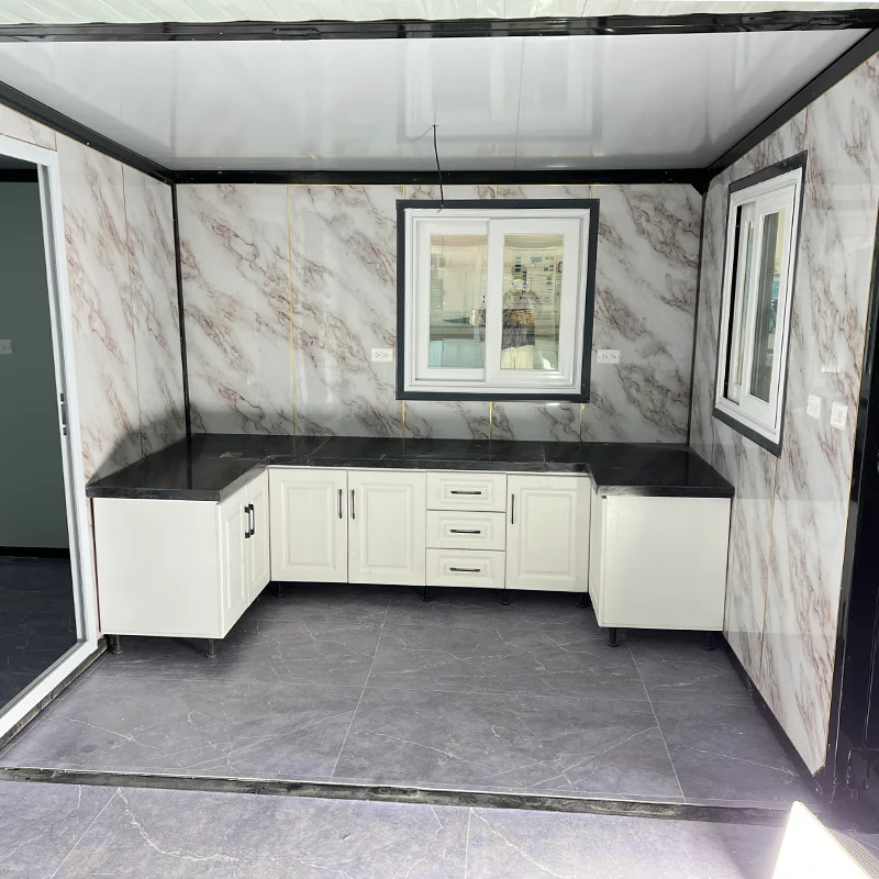 Folding 40ft 20 ft Prefab Expandable Homes Villa 3 Bedroom Hurricane Proof With Bathroom Shipping Container Home China