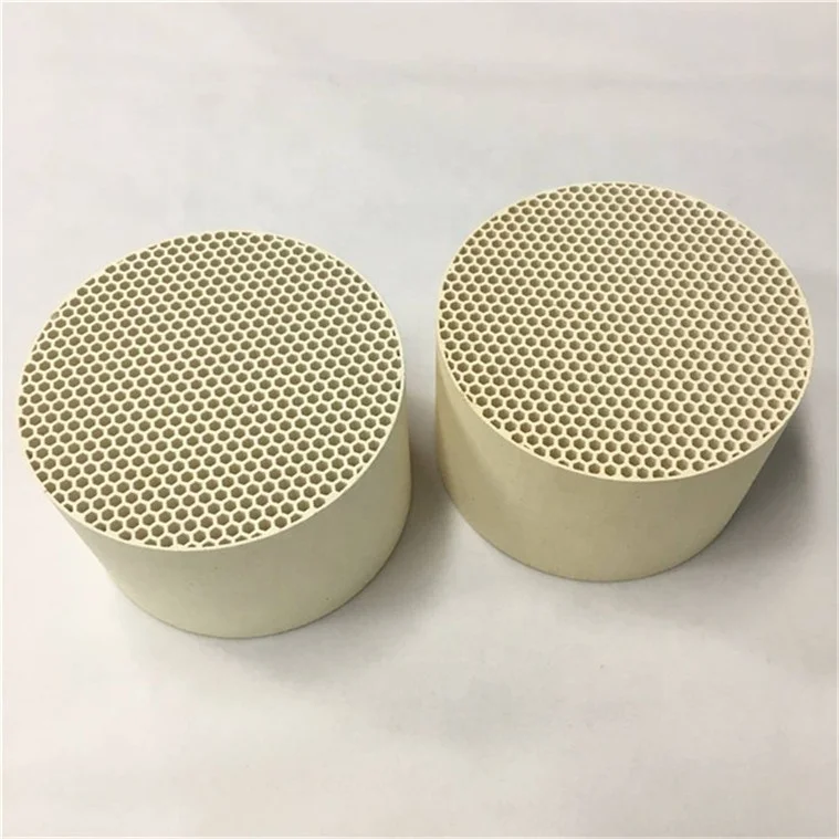Round Honeycomb Ceramic Heat Storage Body  Mullite, Cordierite Ceramic Carrier Honeycomb Ceramic for Fresh air System