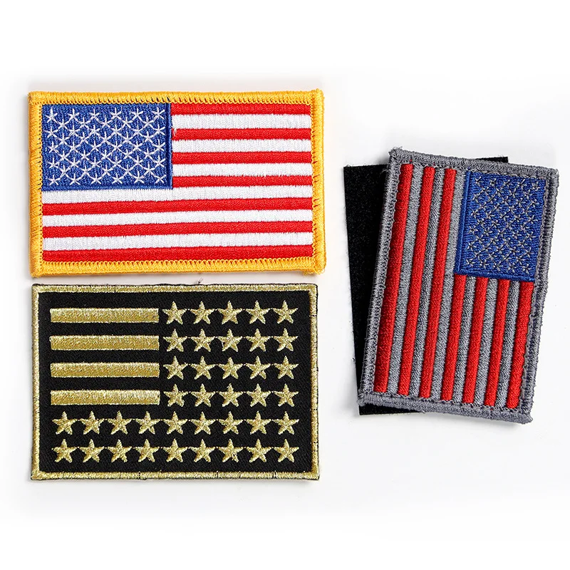 JP Wholesale Customized DIY Sequin Bow Patch Velcro Embroidered Patch for Clothes