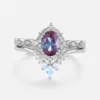 Lab Alexandrite Ring Shape 9