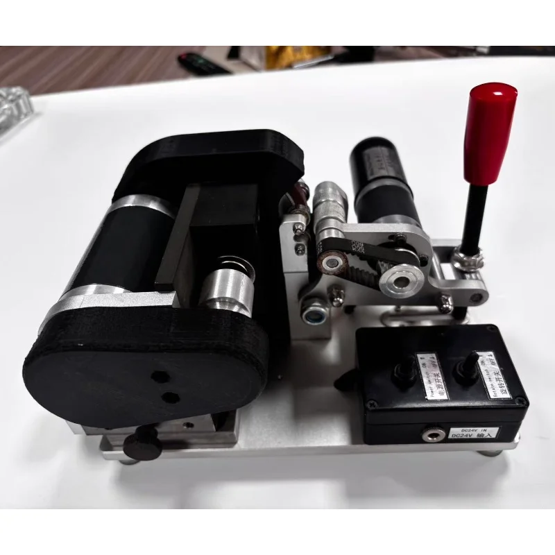 Benchtop 220V Semi-Auto PU Sander Cost-Effective Automatic PU Grinder with Core Engine for Round PU Belts PVC Belts Grinding