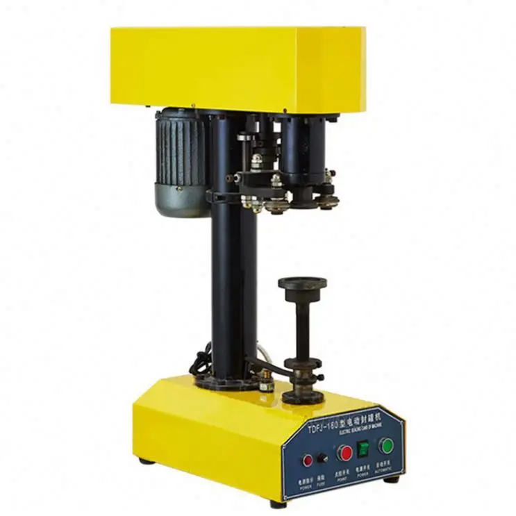 TEBAK Automatic Aluminium Tin Beverage Drink Wine Beer Tin Can Sealing Capping Machine