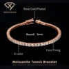 Rose Gold Plated 3mm