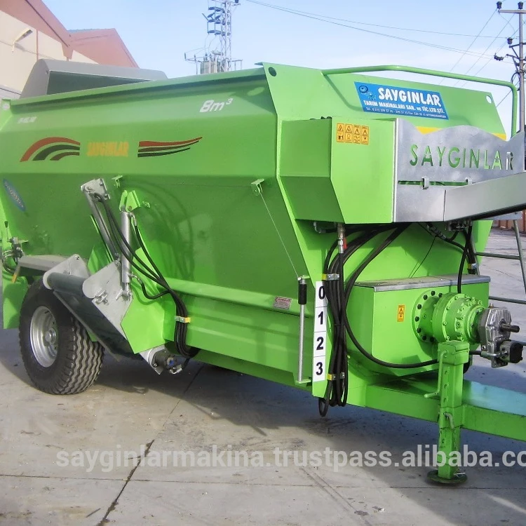 High Quality Tmr Mixer Wagon 8m3 Horizontal Feed Mixer For Sale Buy Horizontal Feed Mixer For