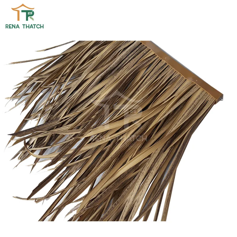 Plastic Synthetic Palm Thatch Roof Material Buy Palm Roofing Material Palm Thatch Palm Thatch Roof Product On Alibaba Com