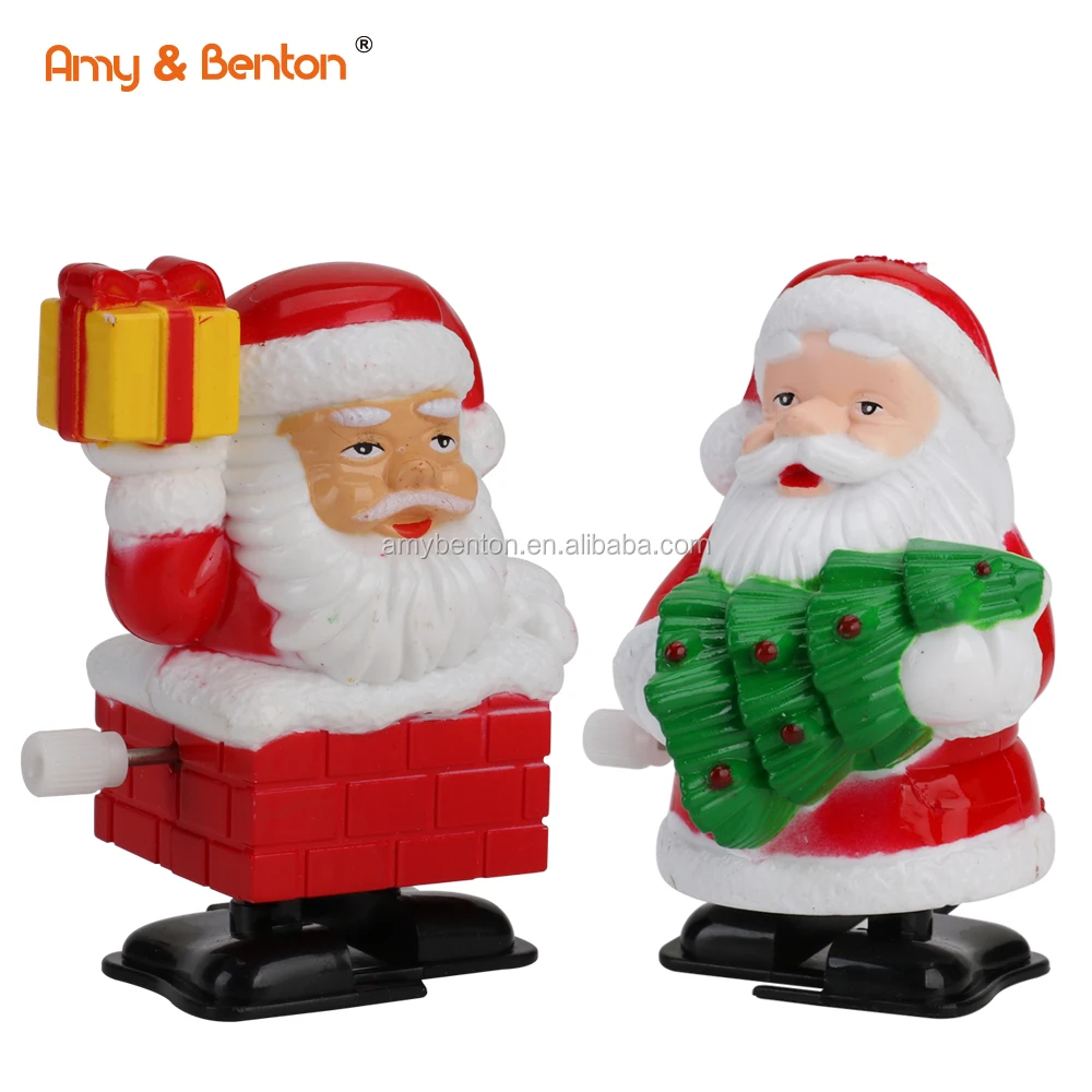 
 Рекламный подарок Amy & Benton, пластиковая игрушка Санта Клаус для рождественской вечеринки  