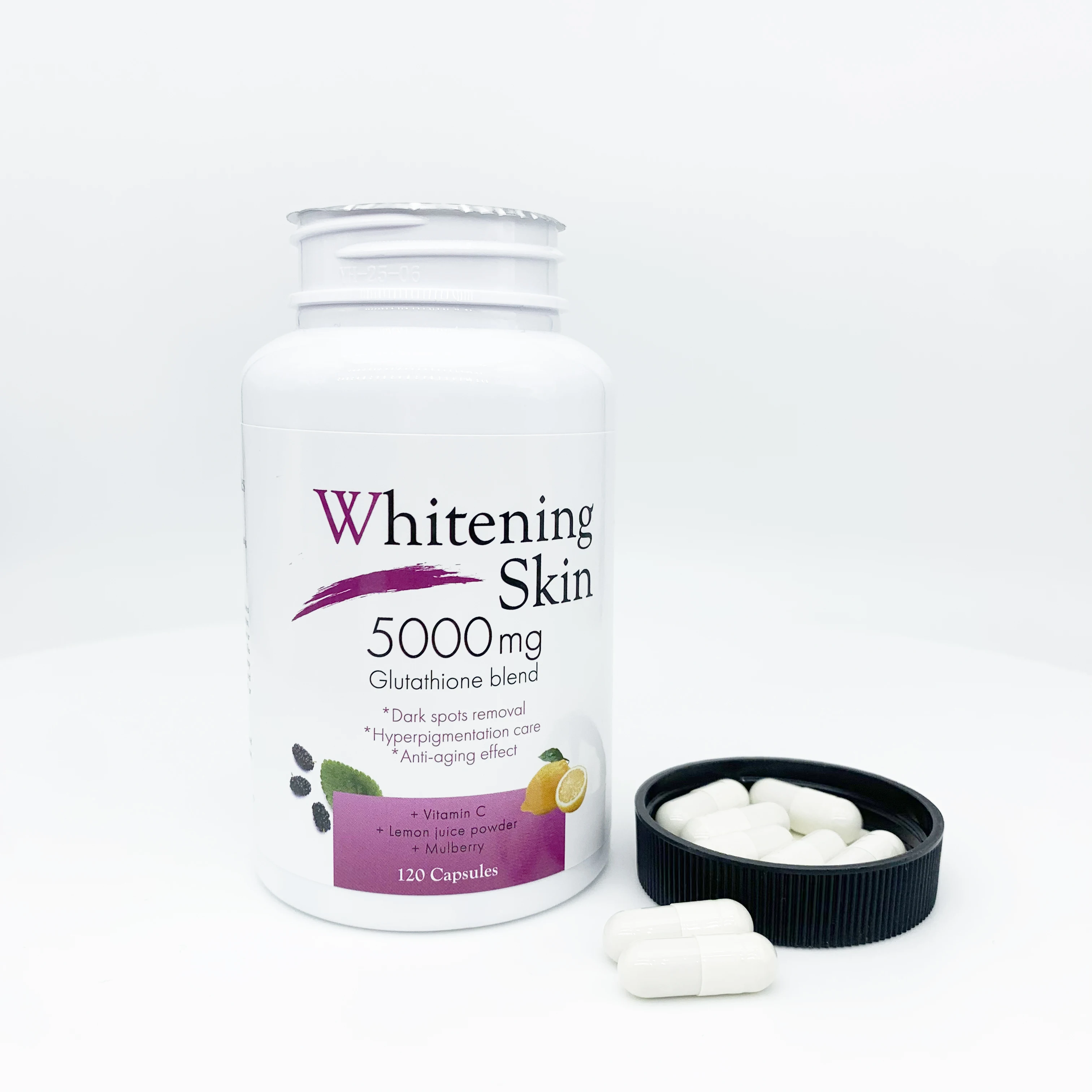 OEM Antioxidant Whitening Skin Capsules 5000mg Collagen Supplement for Dark  Skin Lightening for Adults Not for Pregnant Women