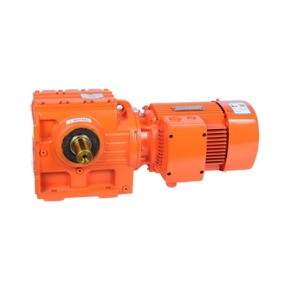 High Precision S Series Reducer Spiral Bevel Helical Speed Reduction Drive Worm Gearbox
