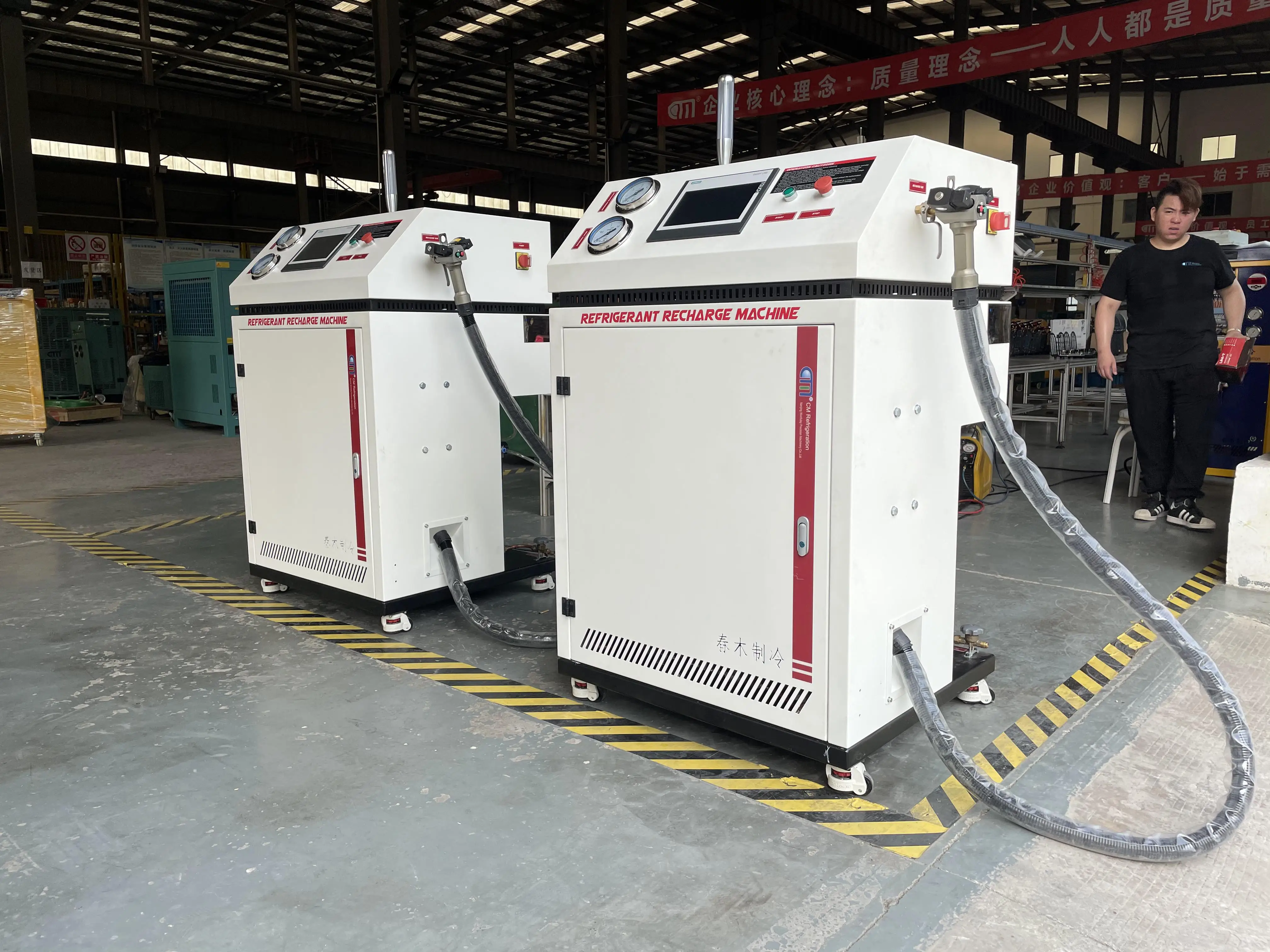R134a R22 freon Filling Machine air Conditioning Refrigerant Charging Station siemens PLC Refrigerant Charging Machine