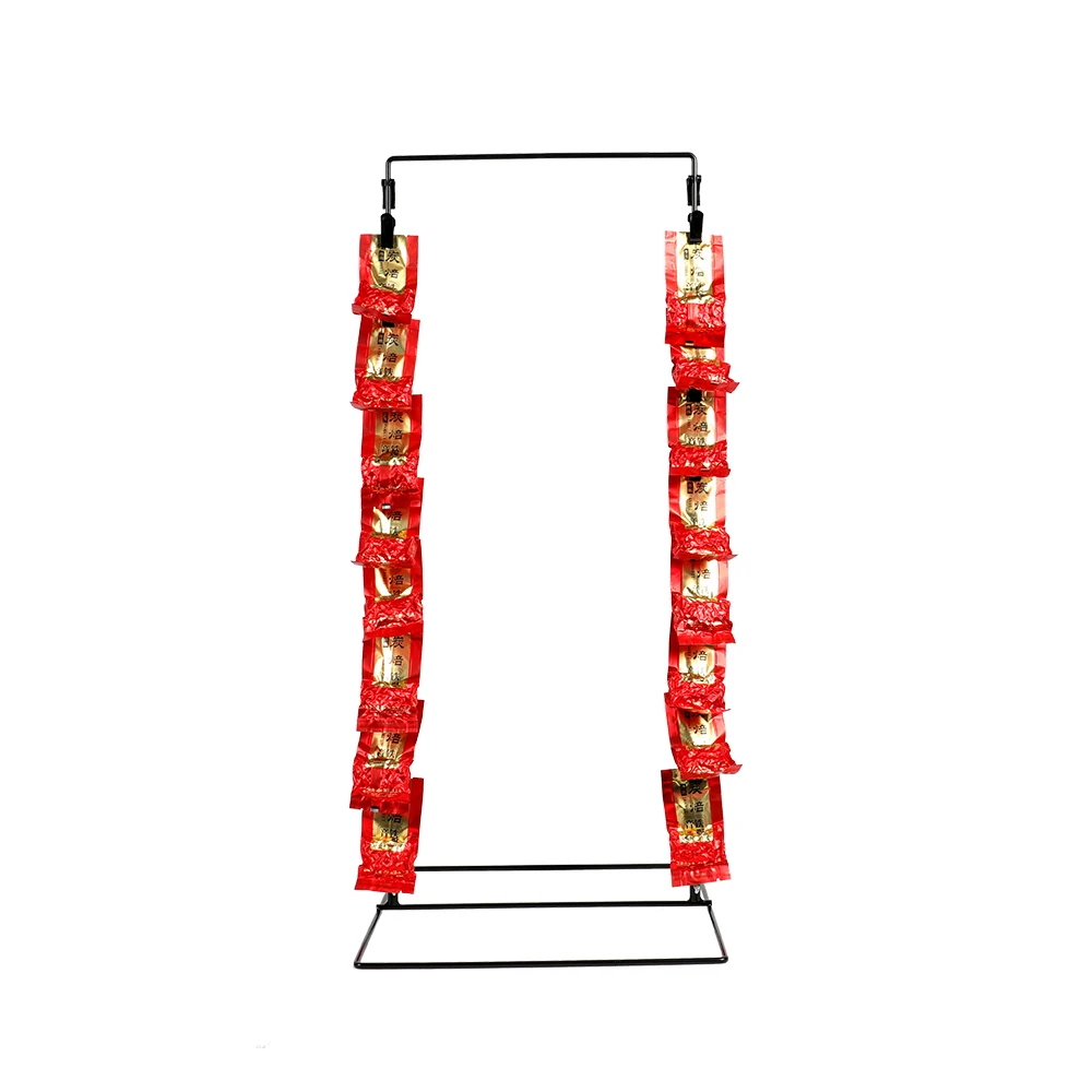 Potato Chips Display Rack Stand Metal Counter Top Display Rack Chips