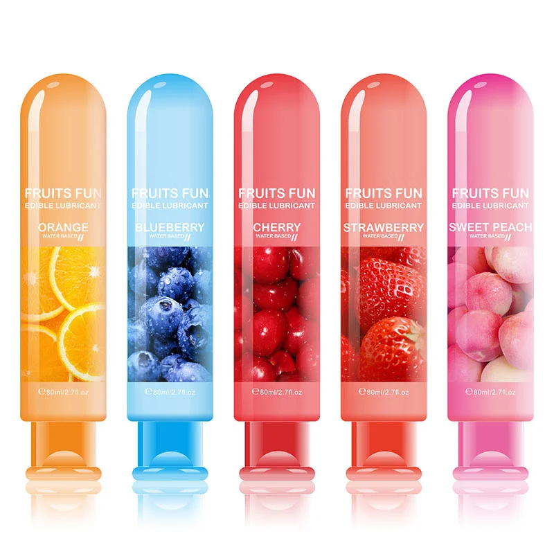 Fruit Flavor Water Based Premium Edible Personal Lube Intimate Sexual Lubricant Vaginal Anal Lubricate Massage Oil For Men Women168038
