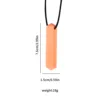 Anneau de dentition en pierres précieuses [orange]