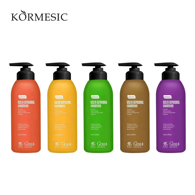 KORMESIC Hair Care Private Label Argan Oil Conditioner OEM Adult Protection Color Feature Cream  Origin Dye Conditioner