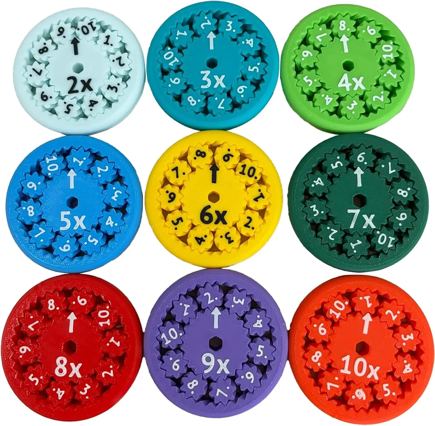 Amazon Hot Sale Math Fidget Spinner Math Fact Fidget Spinners Multiplication Learning Education Toy Math Fidget Spinner Toys