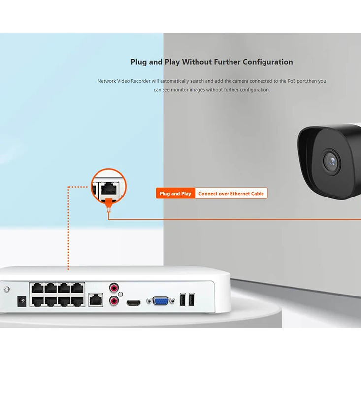 Tenda N6P PoE Network Video Recorder - Complete NVR System With Switch And Power Adapter