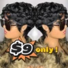 $9 machine made 1# short pixie wig