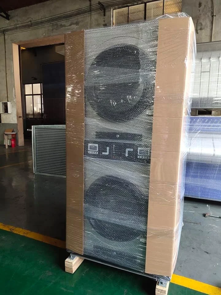 Hoop Coin Operated Stack Washer and Dryer Combo Commercial Laundry Machine