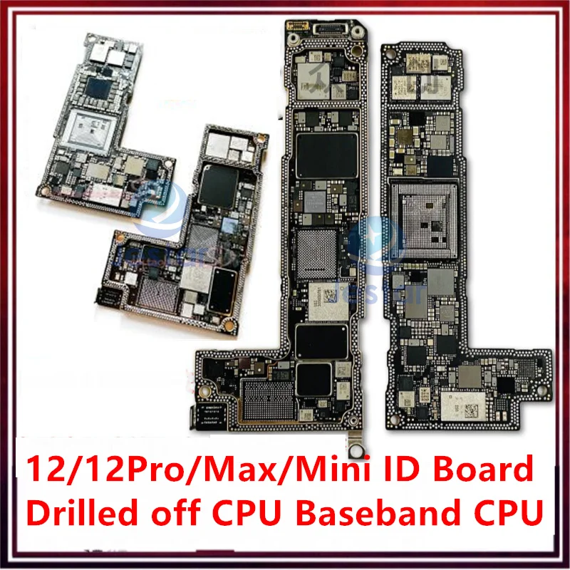 CNC Motherboard For Iphone 12 12Pro/ProMax 12Mini Drilled off CPU