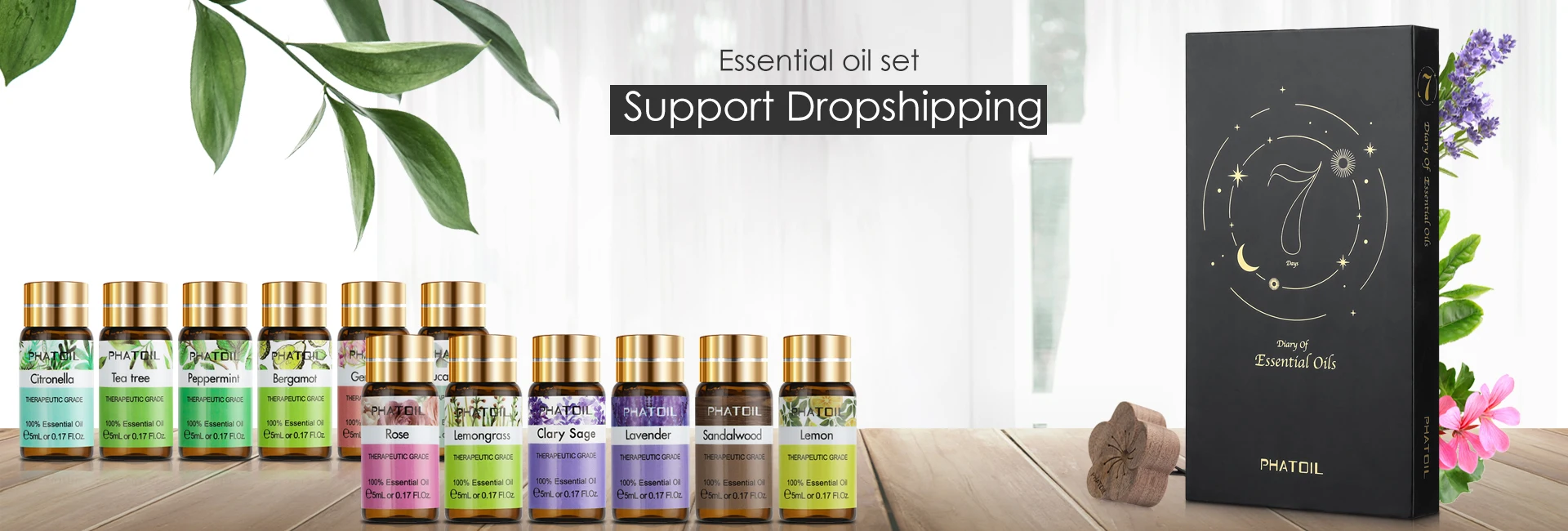 Essential Oil Gift Set 10/12/15 Pcs Pure Essential Oil Perfume