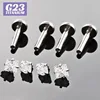 Titane couleur naturelle carré blanc Zirconium