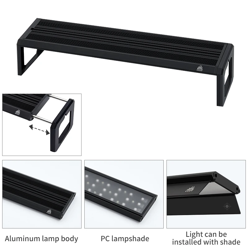 WEEK AQUA M Series M450pro LED Aquarium Light - Full