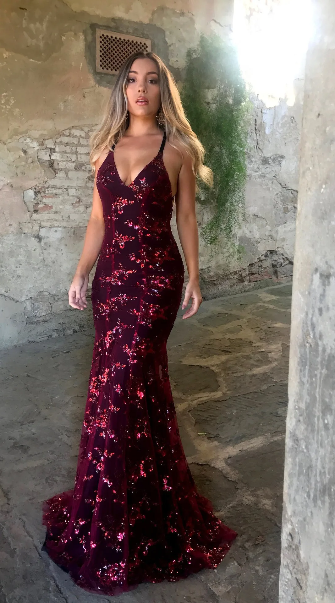 burgundy western dress Size XL X-Large New Burgundy Wine Lace Midi Dress Wedding Western Holiday Party