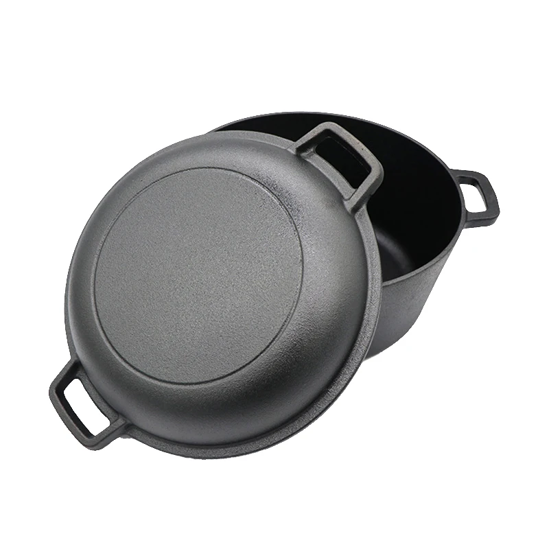 China Professional Pre Seasond Cast Iron Pots And Pans Outdoor Camping