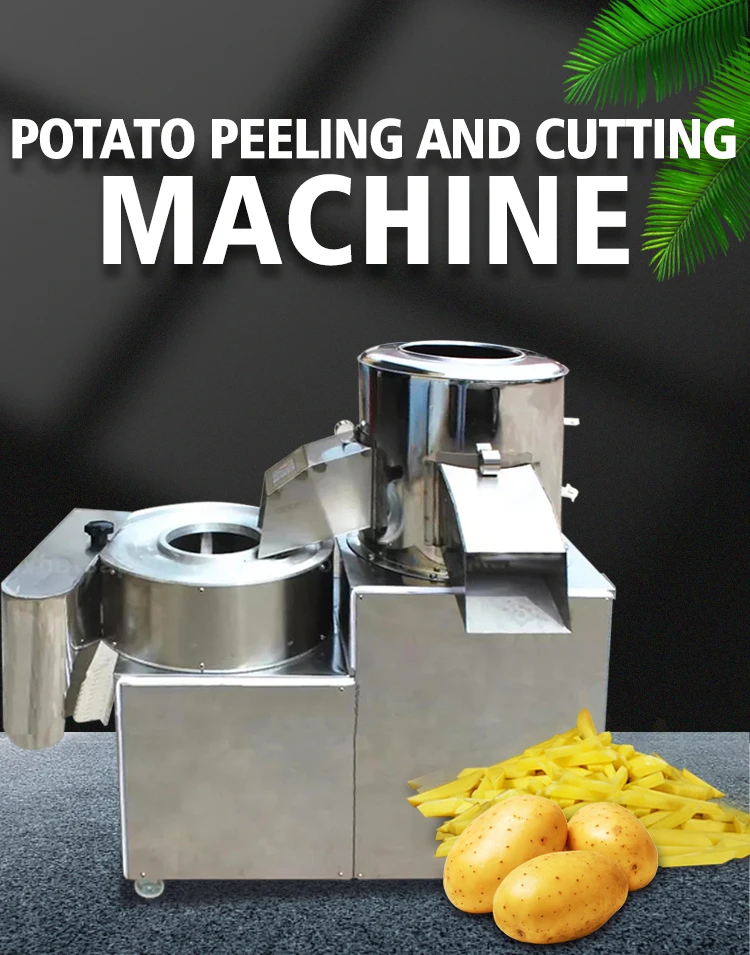 Leila Automatic Potato Wash Peeling Chips Making Machine/potato Slicer