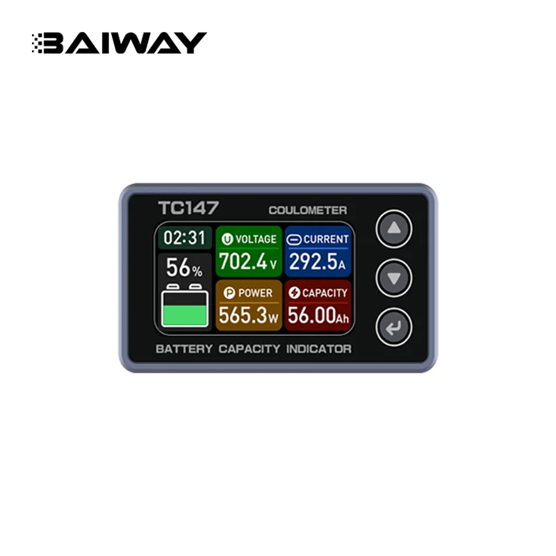 TC147 6-36V 0-30A Mini style Battery monitor