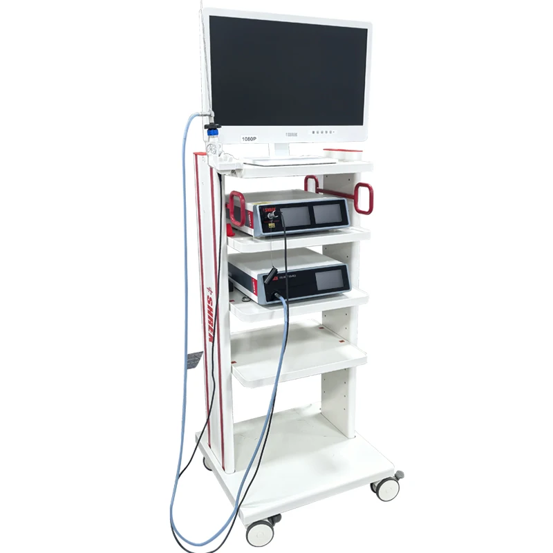 Full HD Laparoscopic Tower Medical Surgical Procedure Recording Machine 4K Medical Laparoscopic Tower